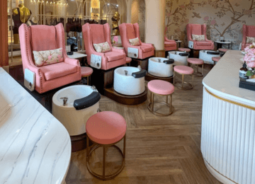 Inside Think Pink Salon’s Iconic Pink Interior